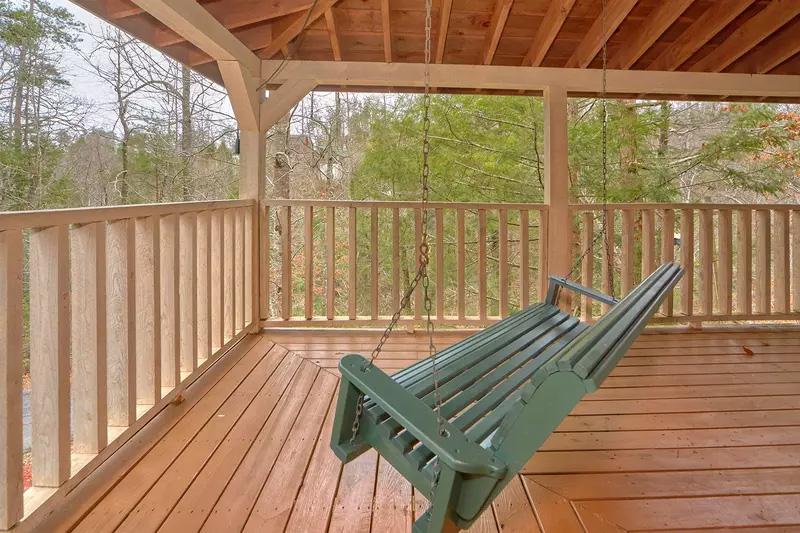 Rock away to a relaxing book or music surrounded by nature.